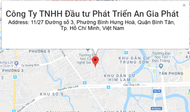Chỉ đường tới Mực In An Gia Phát